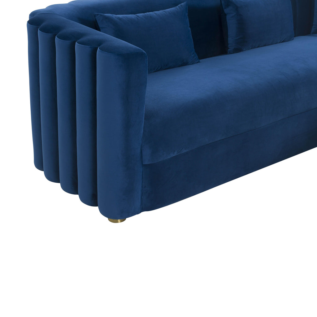 Callie 2-Piece Performance Velvet L-Shaped Sectional