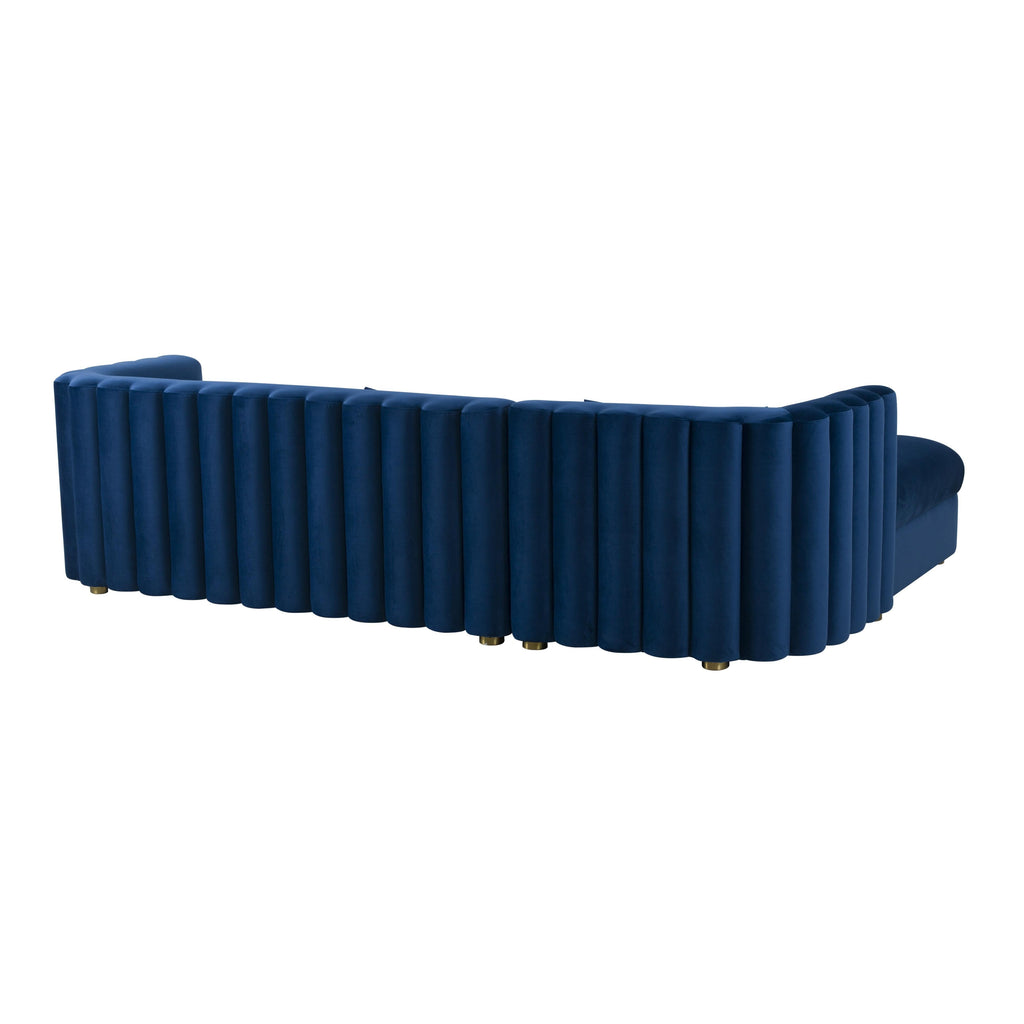 Callie 2-Piece Performance Velvet L-Shaped Sectional