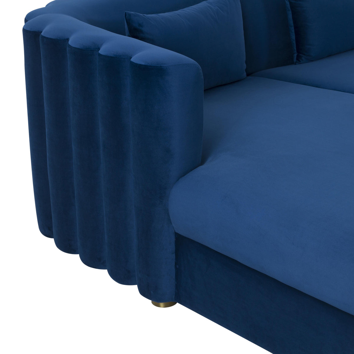 Callie 2-Piece Performance Velvet L-Shaped Sectional