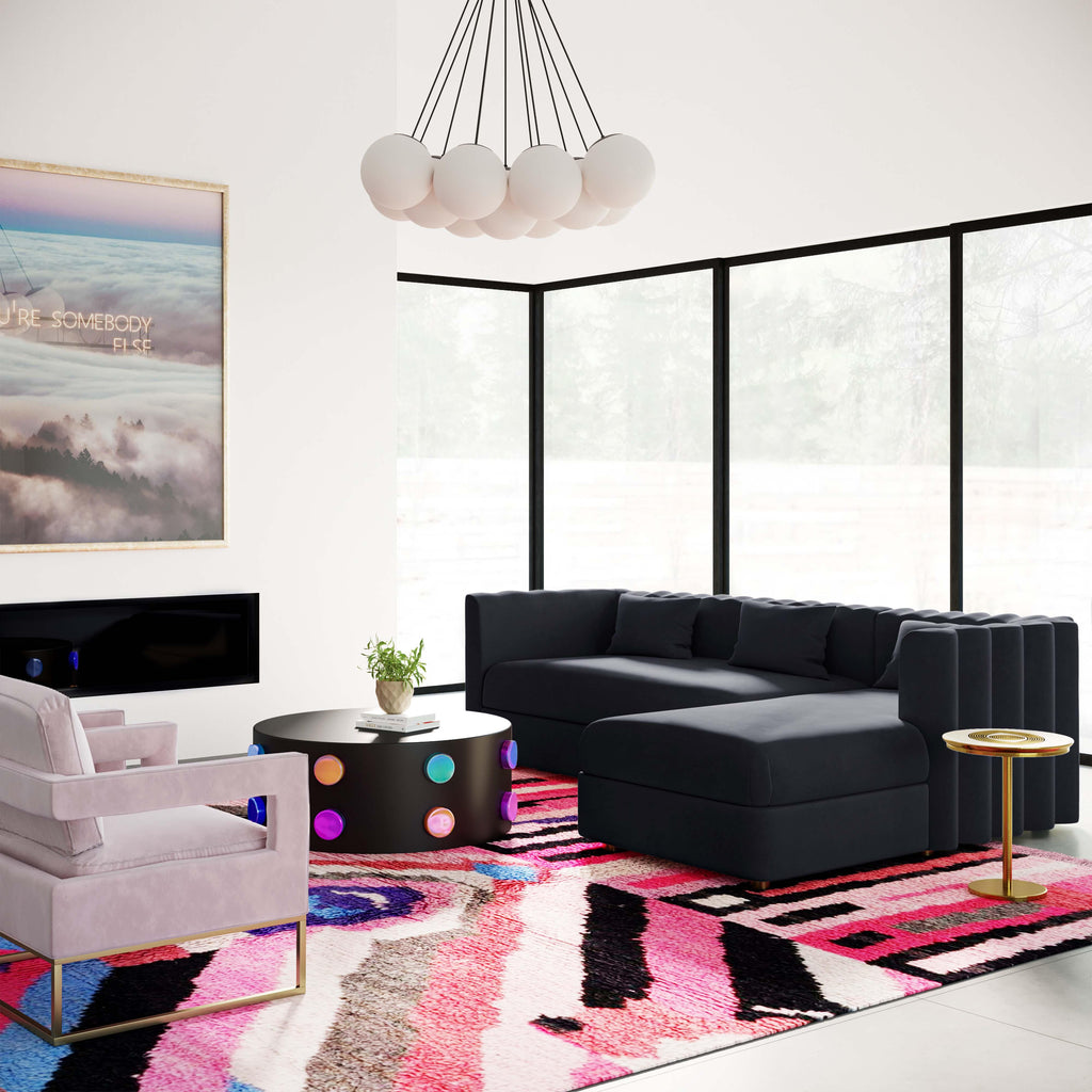 Callie 2-Piece Performance Velvet L-Shaped Sectional