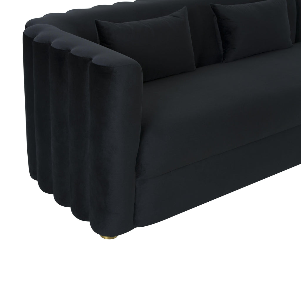 Callie 2-Piece Performance Velvet L-Shaped Sectional