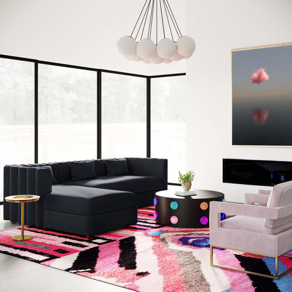 Callie 2-Piece Performance Velvet L-Shaped Sectional