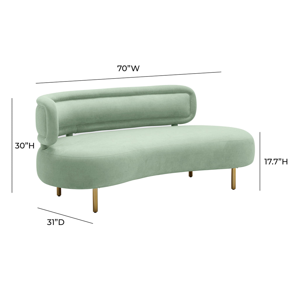 Tischa 70" Performance Fabric Sofa