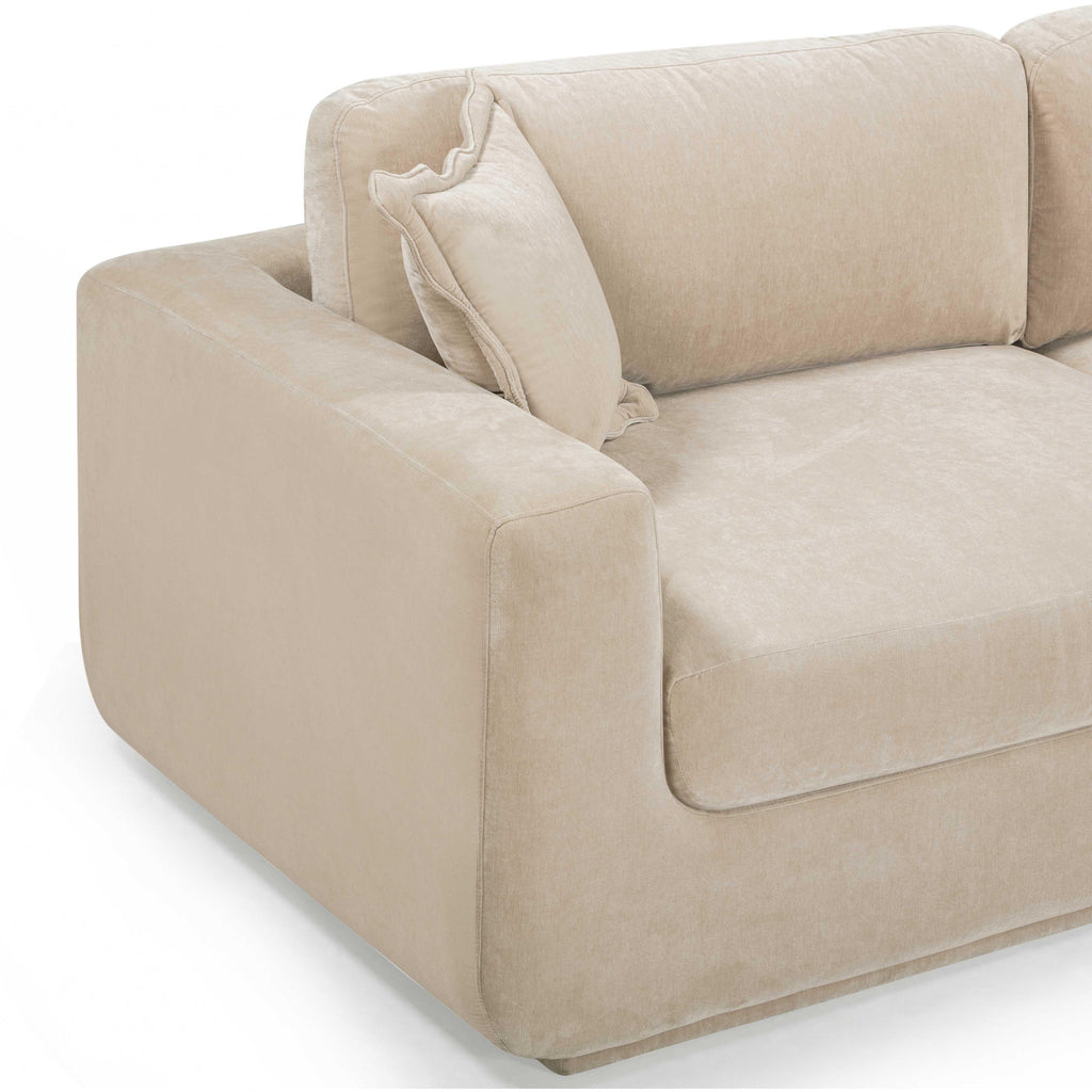 Miri 90.5" Upcycled Contract-Grade Washed Velvet Sofa