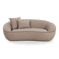 Jenny 78" Taupe Performance Faux Mohair Loveseat