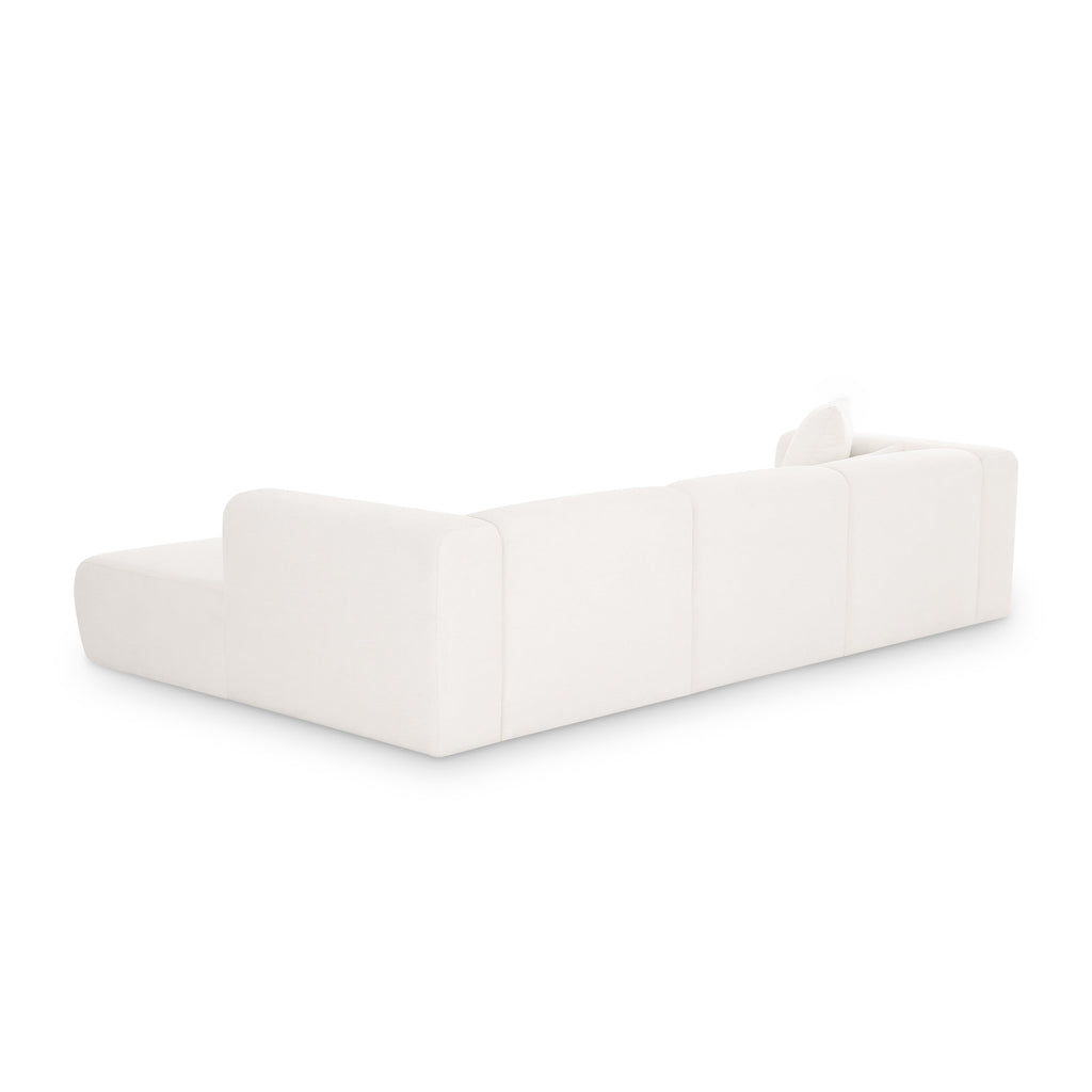 Tarra 3-Piece Cream Performance Chenille Modular Sectional