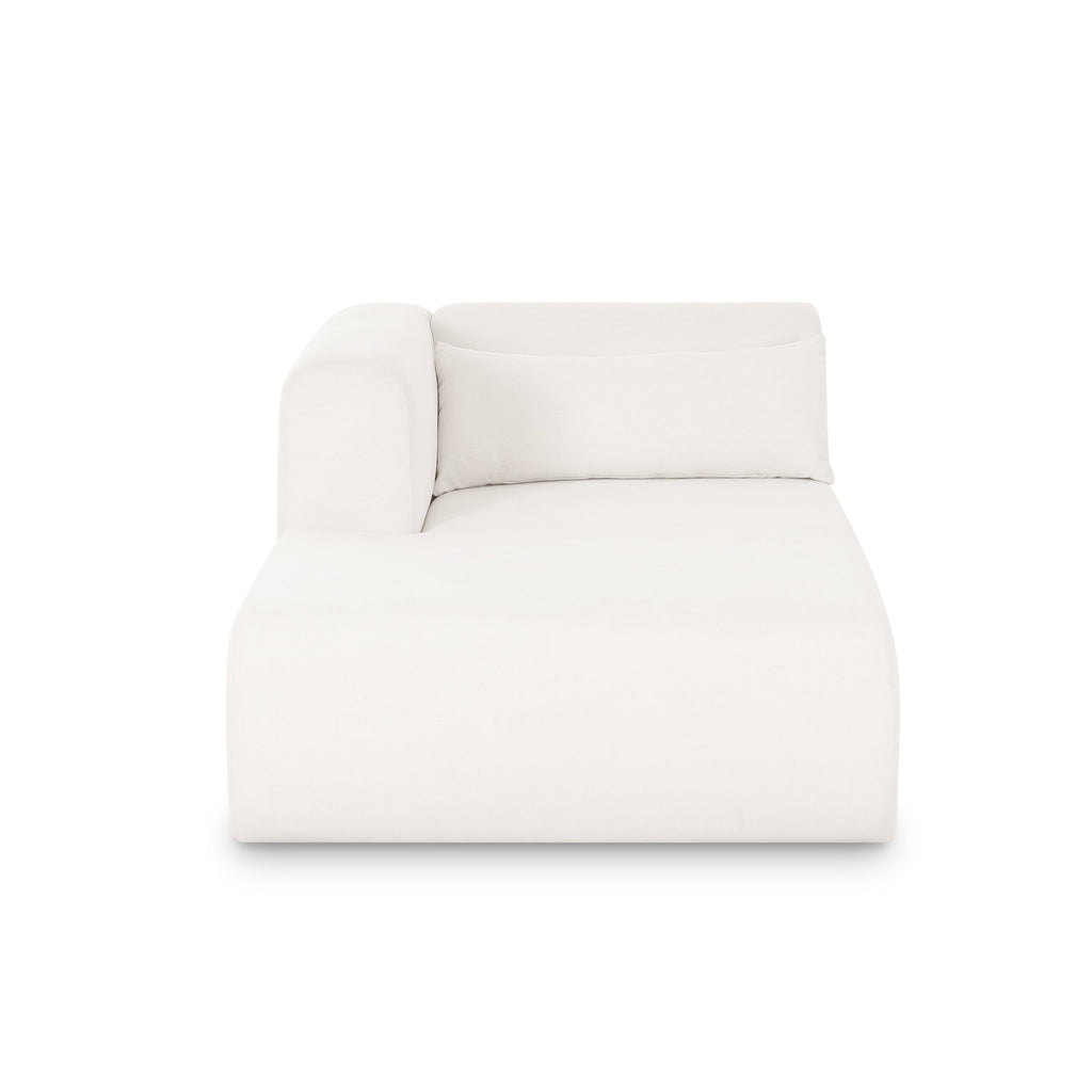 Tarra Cream Performance Chenille Modular Chaise