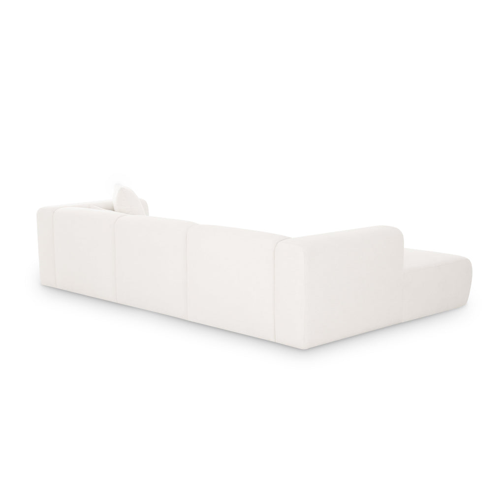 Tarra 3-Piece Cream Performance Chenille Modular Sectional