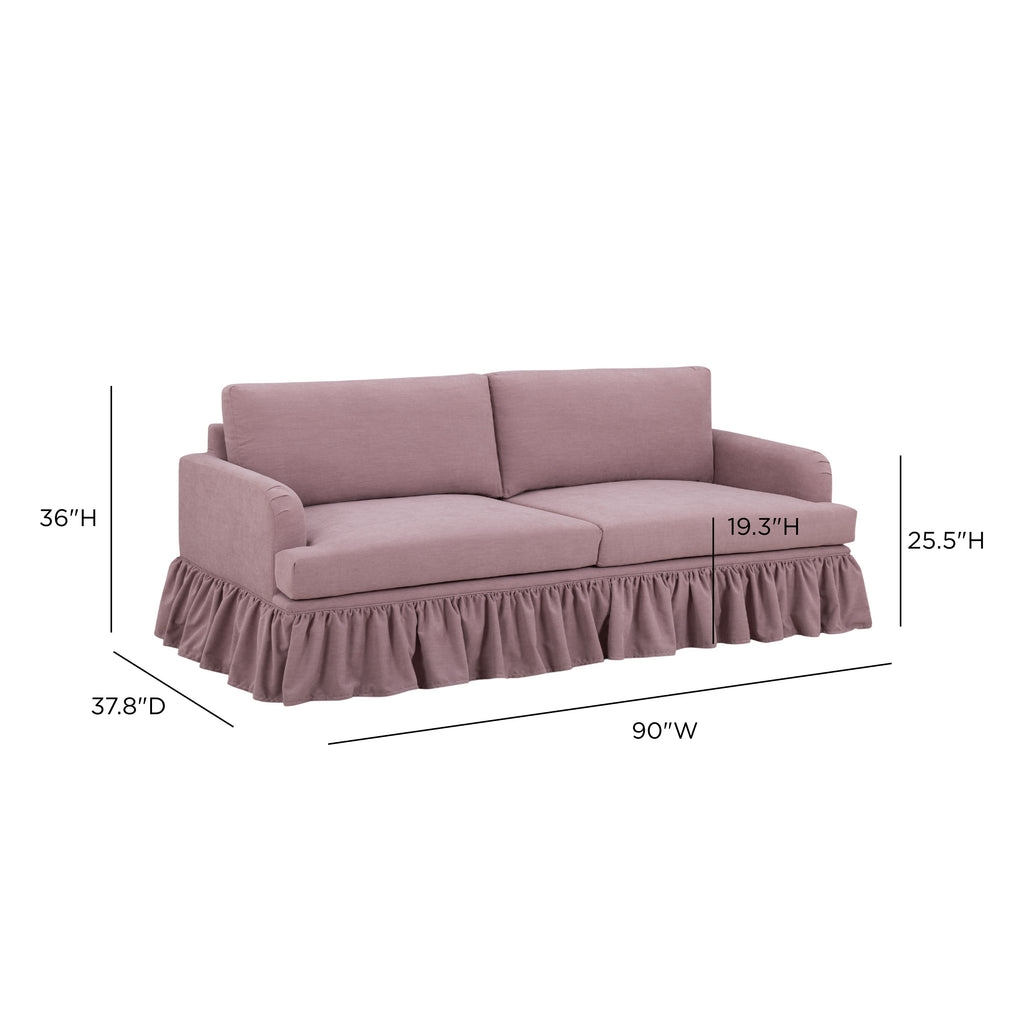 Gertrude 90" Upcycled Performance Fabric Sofa