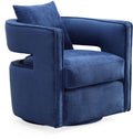 Kennedy Performance Velvet Swivel Accent Chair