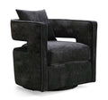 Kennedy Performance Velvet Swivel Accent Chair