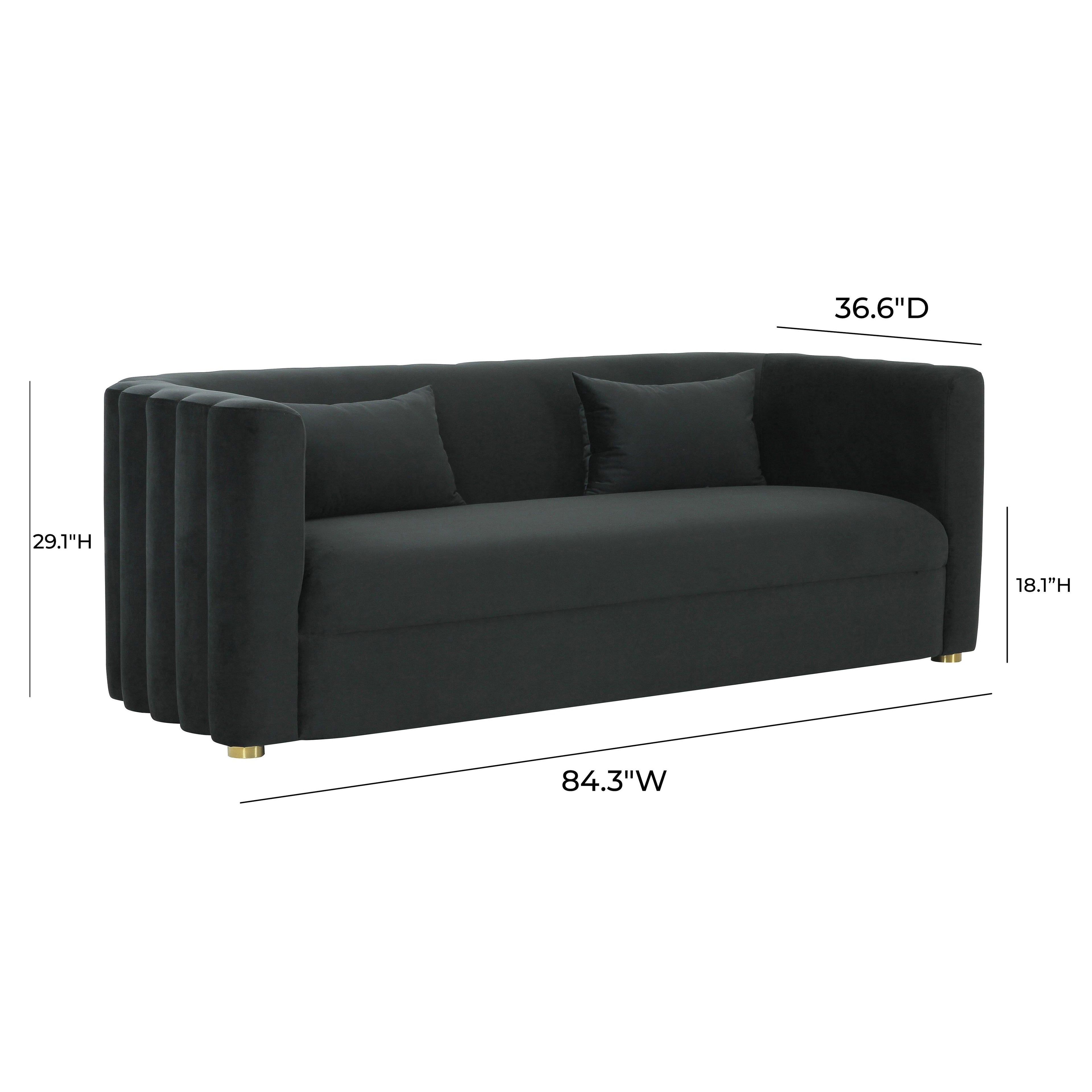 Callie 84" Performance Velvet Sofa