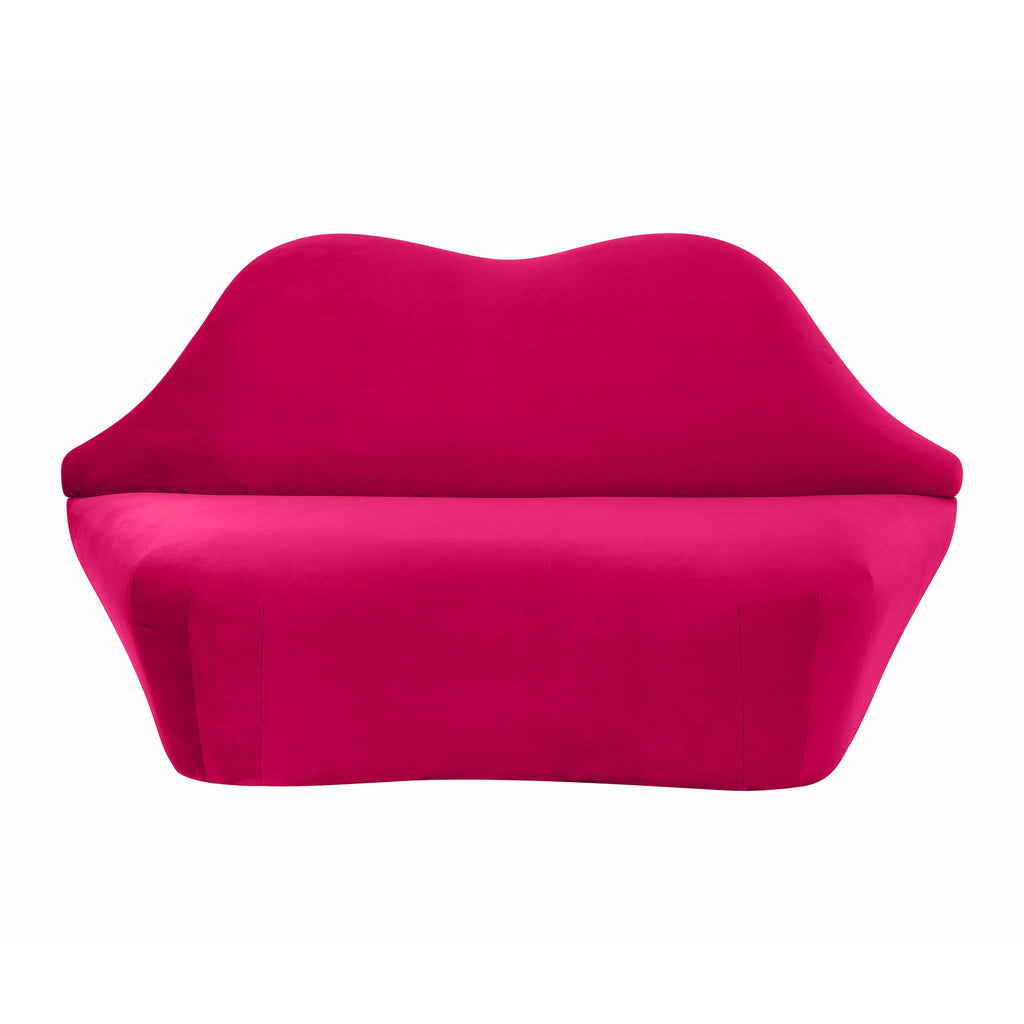 Lips 68" Performance Velvet Settee