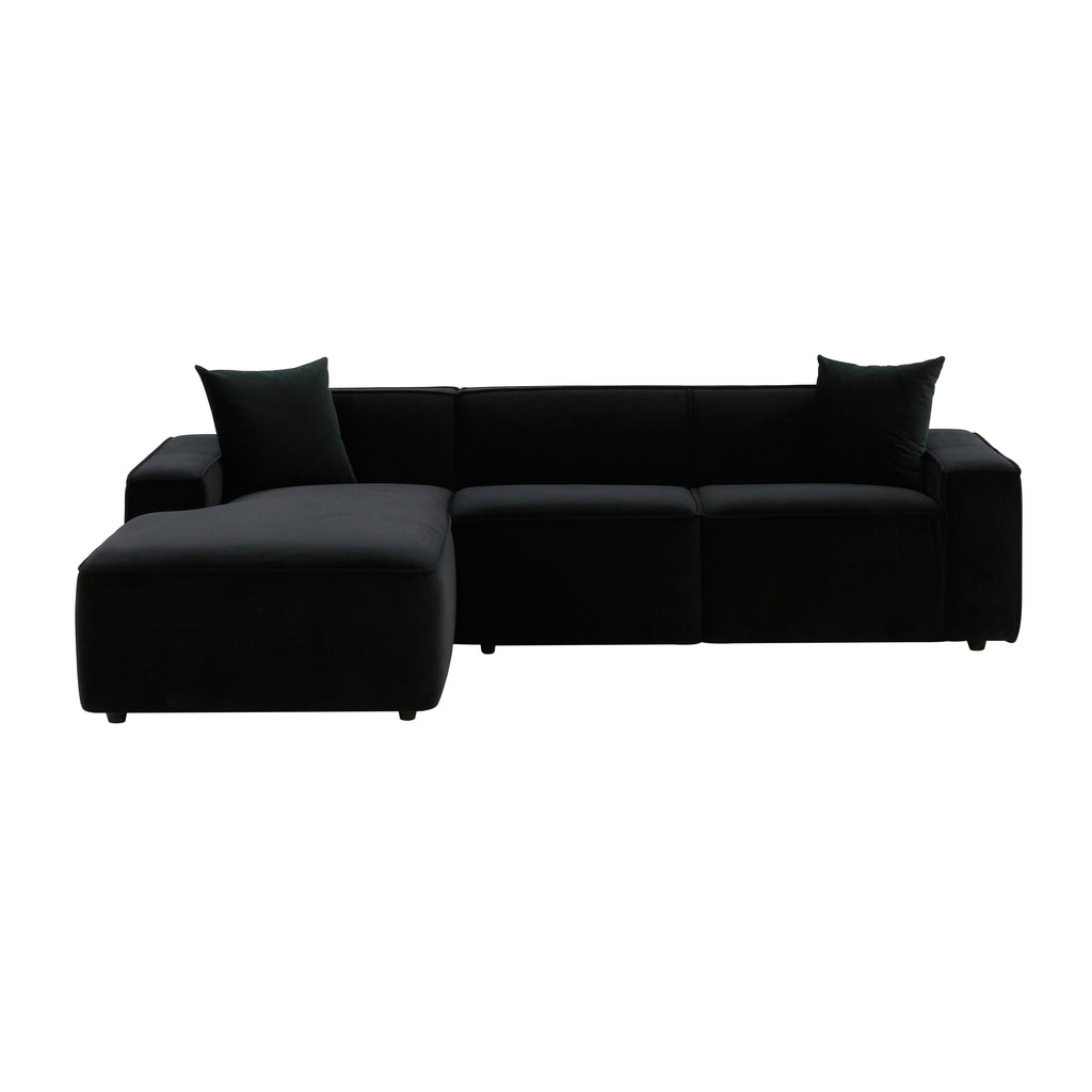 Olafur 2-Piece Performance Fabric L-Shaped Sectional