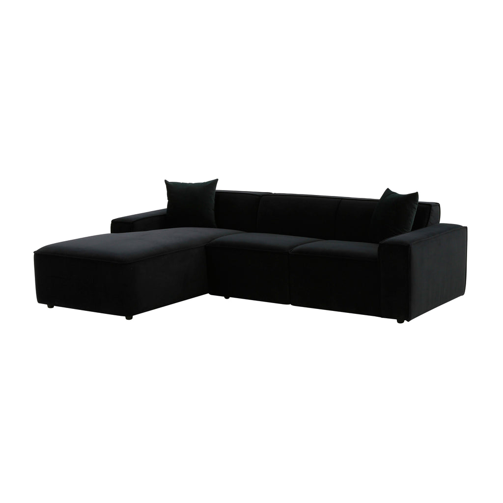 Olafur 2-Piece Performance Fabric L-Shaped Sectional