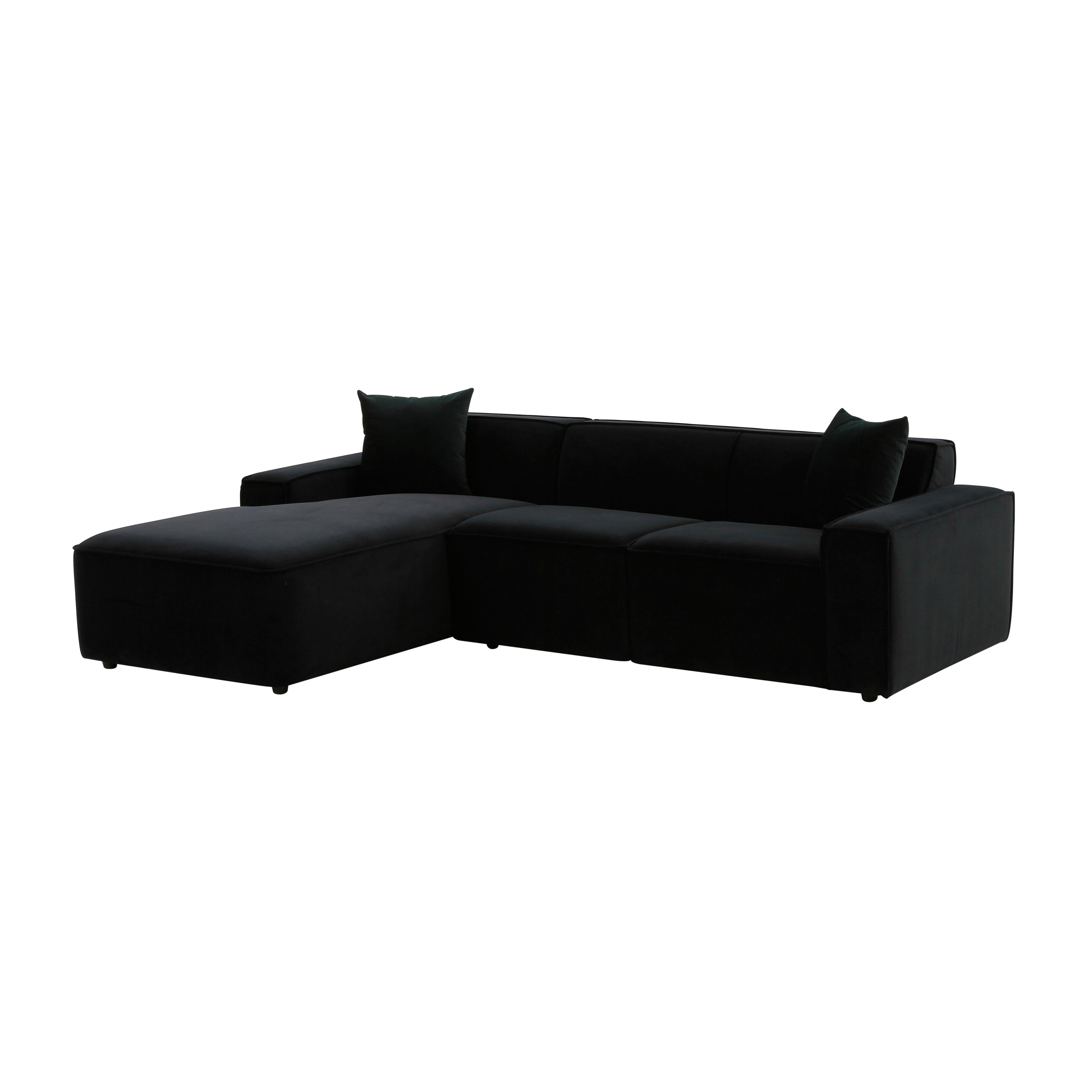Olafur 2-Piece Performance Fabric L-Shaped Sectional