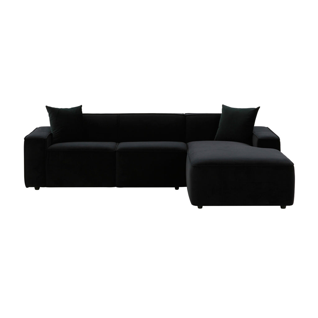 Olafur 2-Piece Performance Fabric L-Shaped Sectional