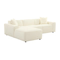 Olafur 2-Piece Performance Fabric L-Shaped Sectional