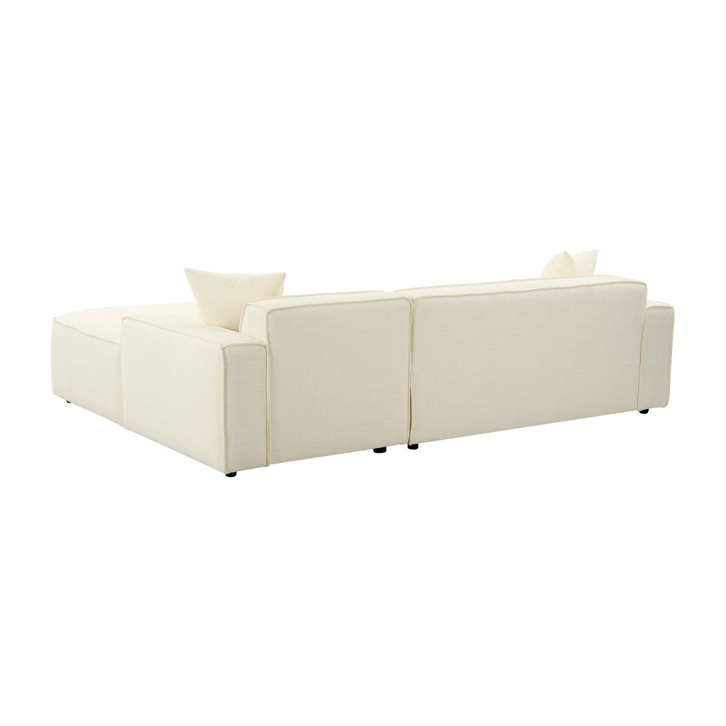 Olafur 2-Piece Performance Fabric L-Shaped Sectional