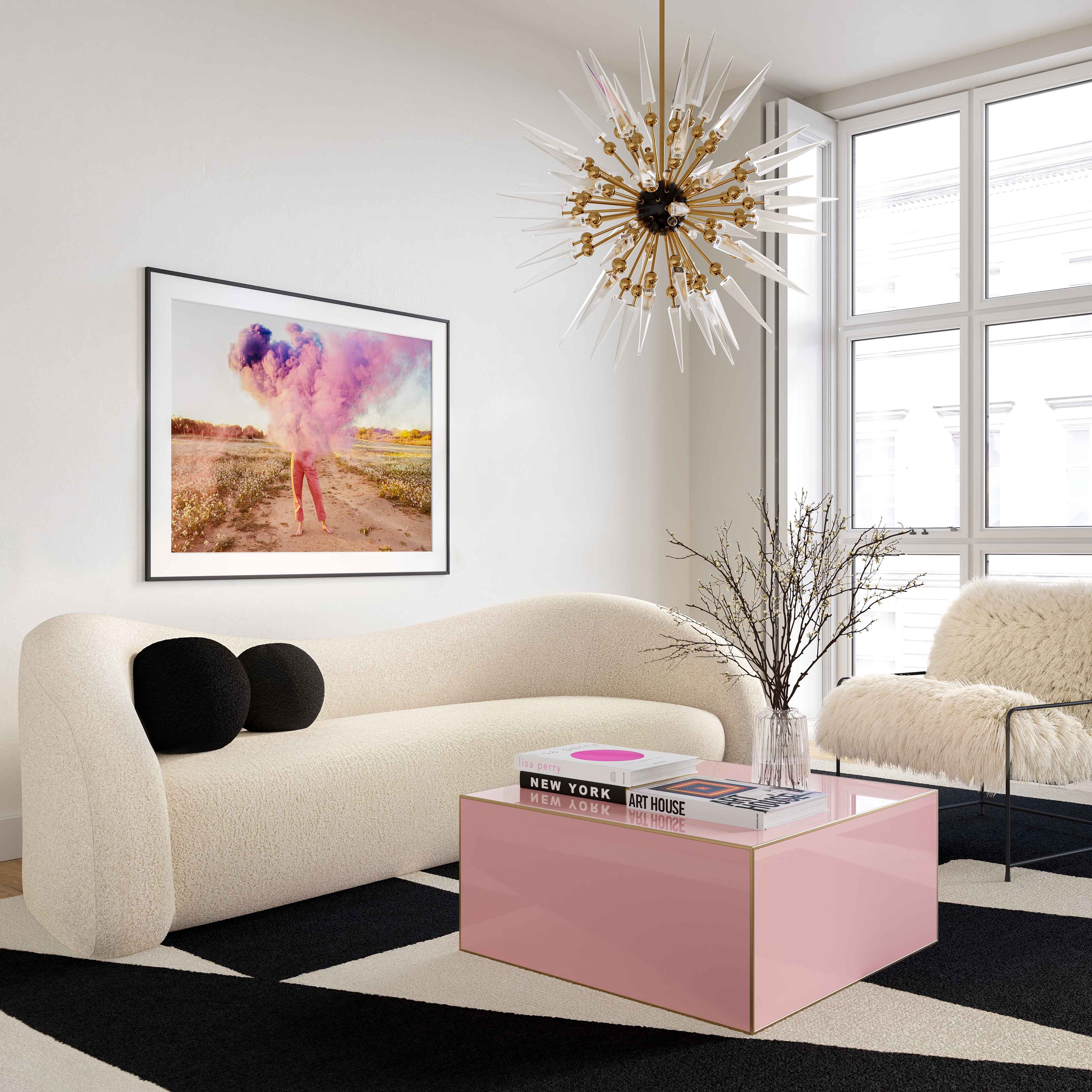 Leonie 102.5" Faux Shearling Sofa