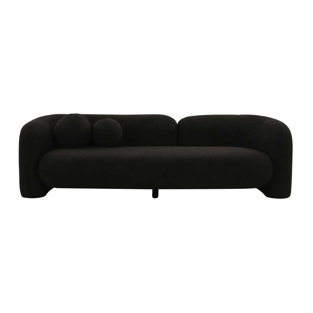Amelie 91" Contract-Grade Faux Fur Sofa