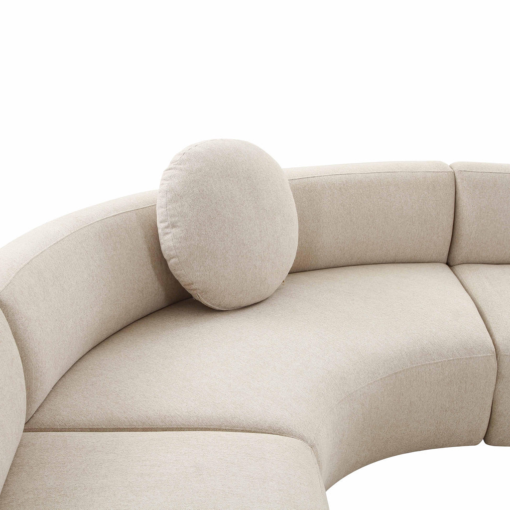 Broohah 3-Piece Performance Fabric L-Shaped Sectional