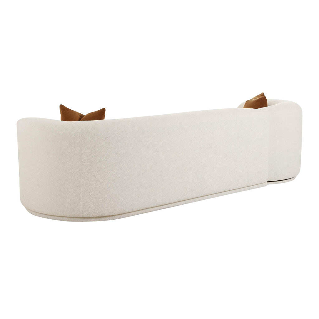 Fickle Cream Performance Boucle 2-Piece Modular Sofa