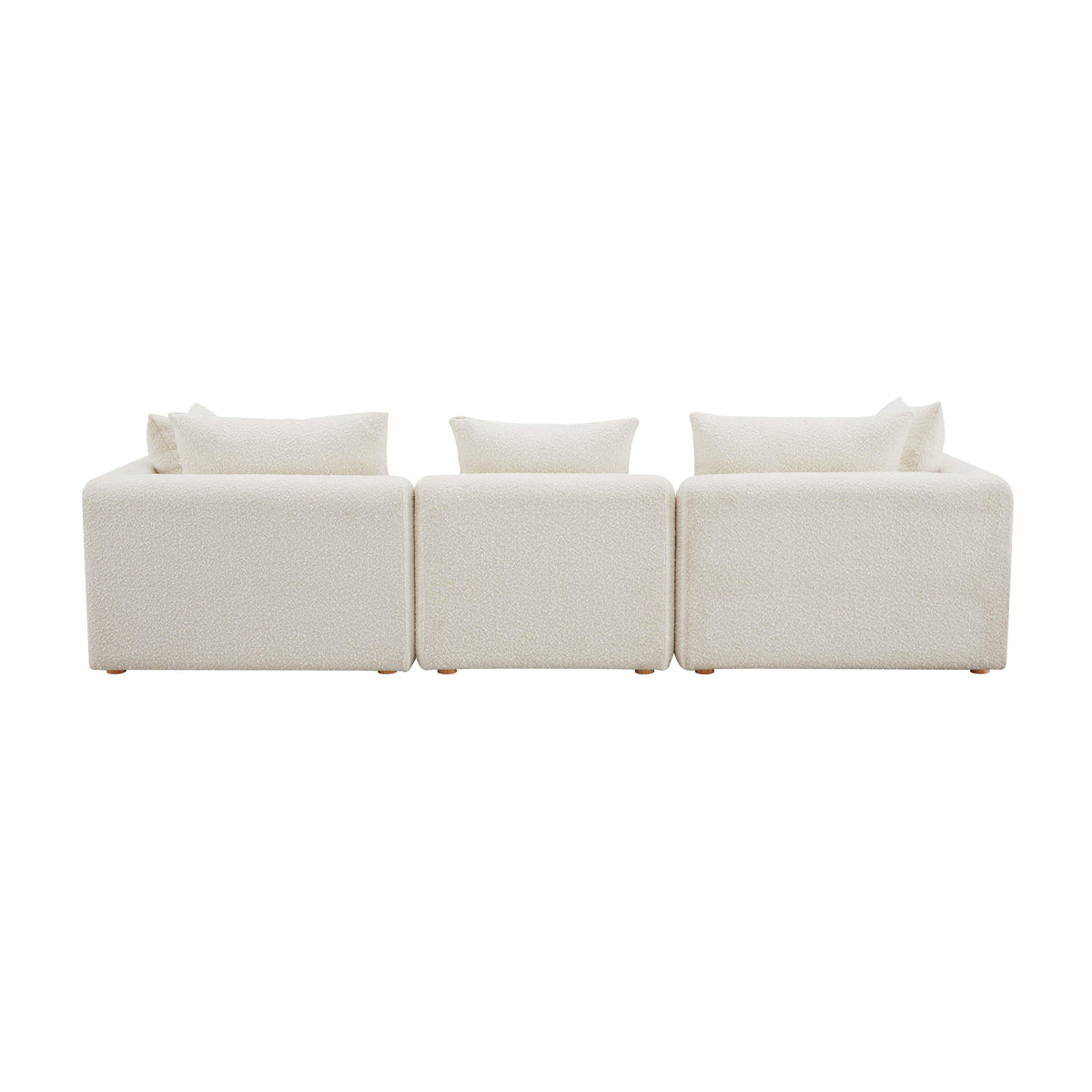 Hangover 112.5" Cream Performance Boucle Sofa