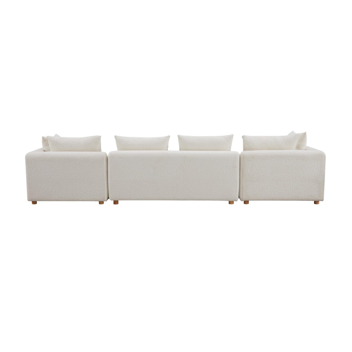 Hangover 145" Cream Performance Boucle Long Sofa