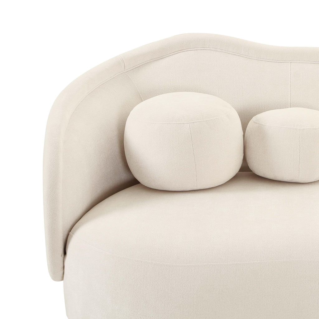 Circe 92.5" Performance Textured Velvet Sofa