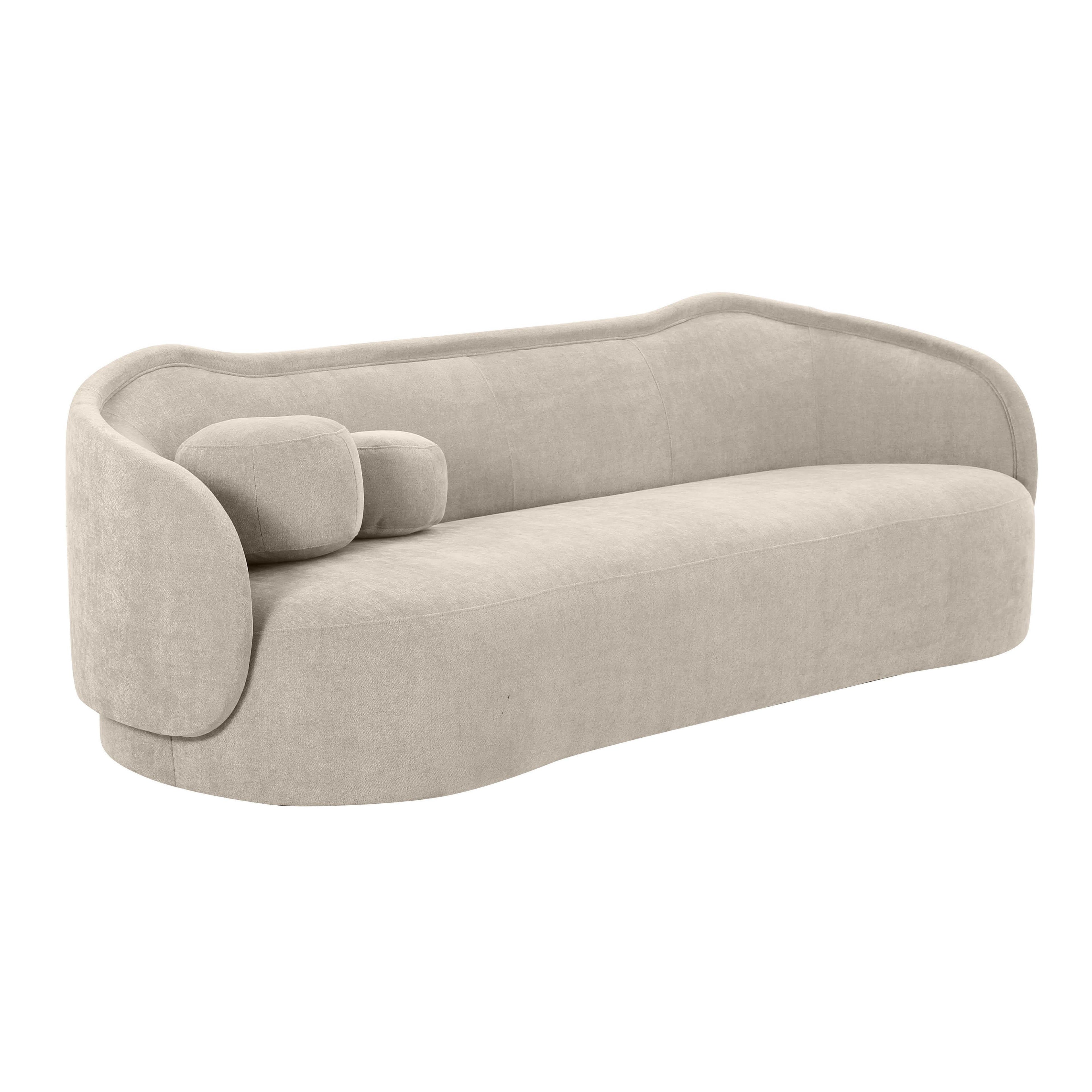Circe 92.5" Performance Textured Velvet Sofa