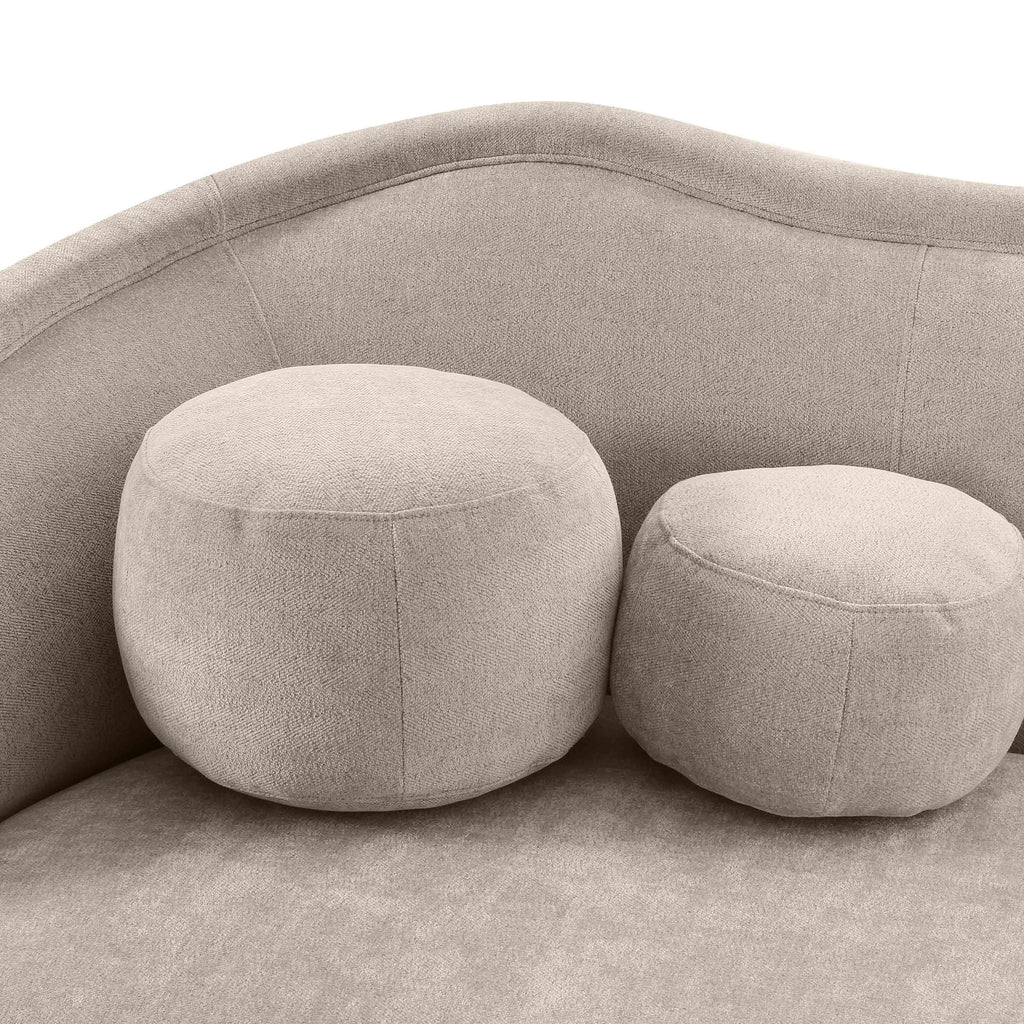 Circe 92.5" Performance Textured Velvet Sofa