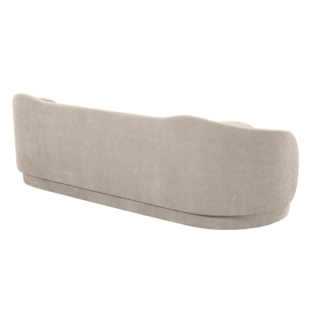 Circe 92.5" Performance Textured Velvet Sofa