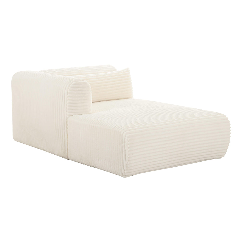 Tarra 71" Fluffy Oversized Performance Corduroy Modular Chaise
