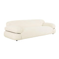 Leyla 98" Cream Performance Boucle Sofa