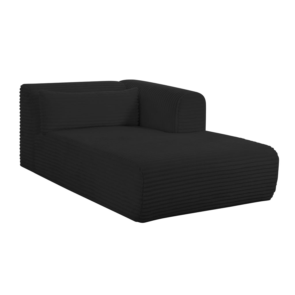 Tarra 71" Fluffy Oversized Performance Corduroy Modular Chaise