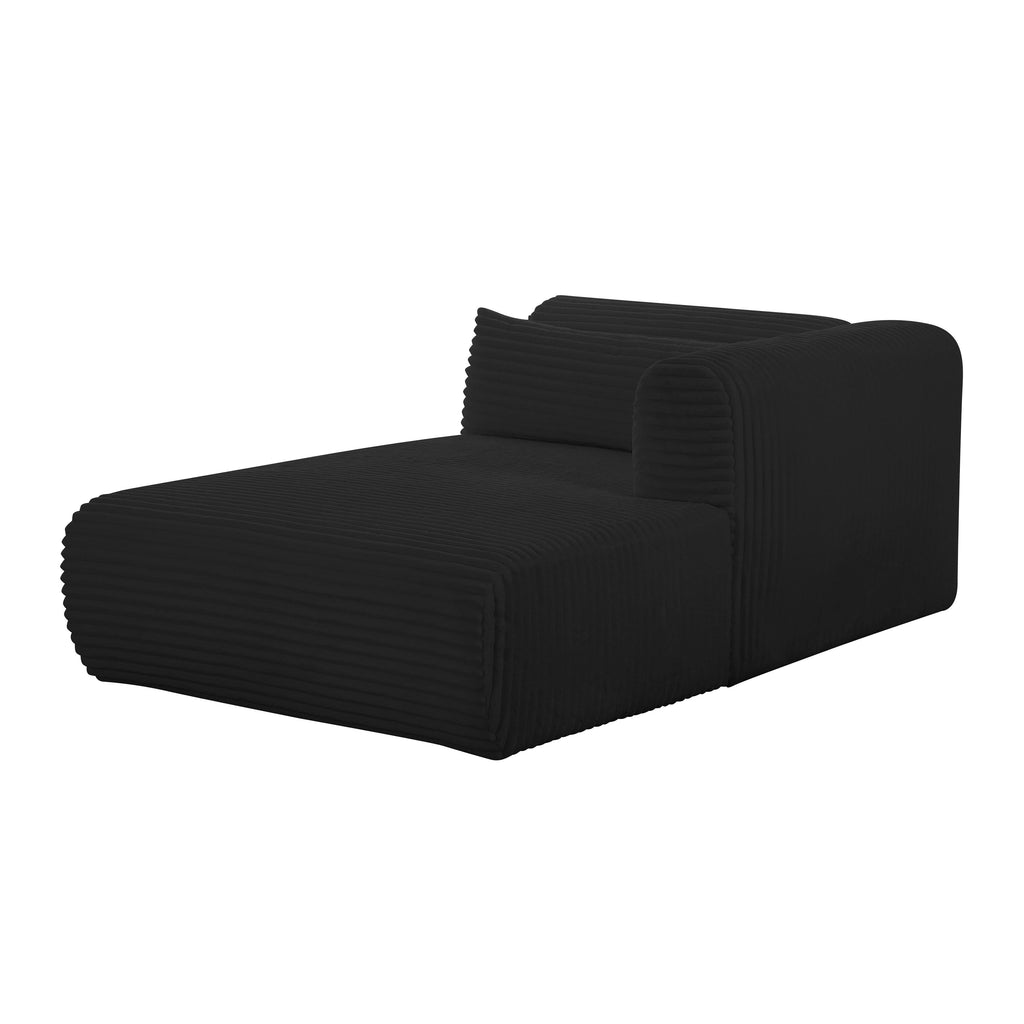 Tarra 71" Fluffy Oversized Performance Corduroy Modular Chaise