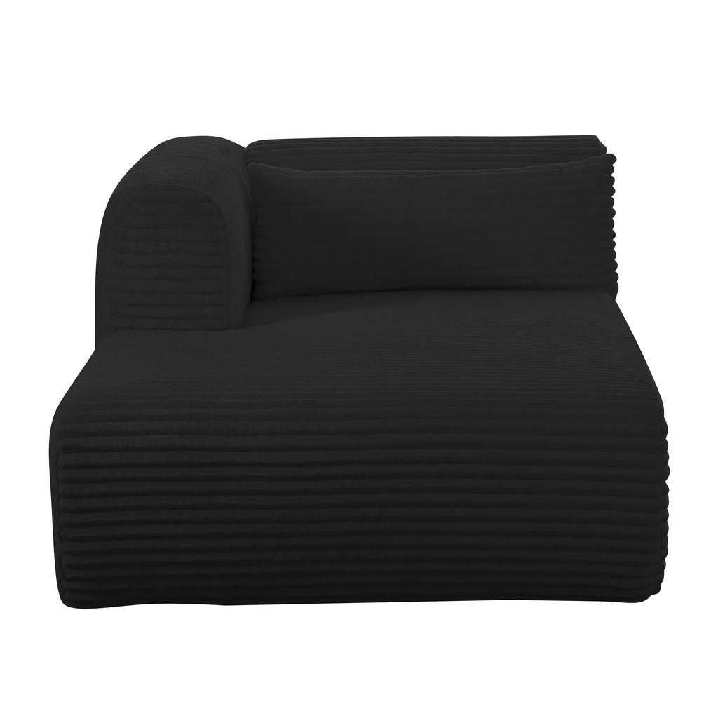 Tarra 71" Fluffy Oversized Performance Corduroy Modular Chaise