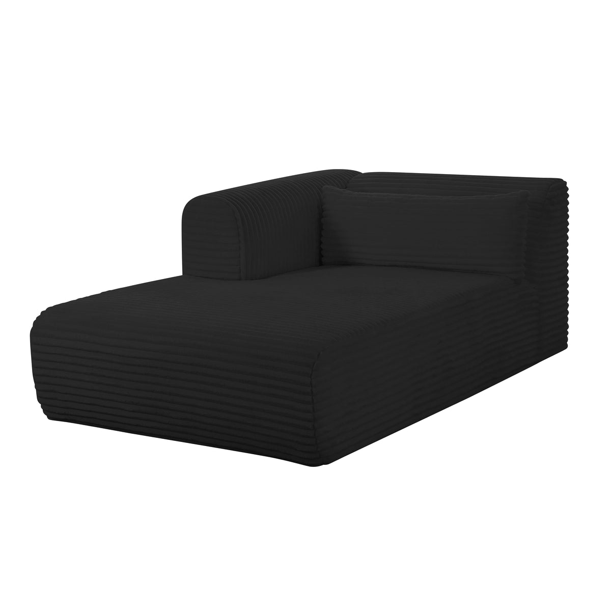Tarra 71" Fluffy Oversized Performance Corduroy Modular Chaise