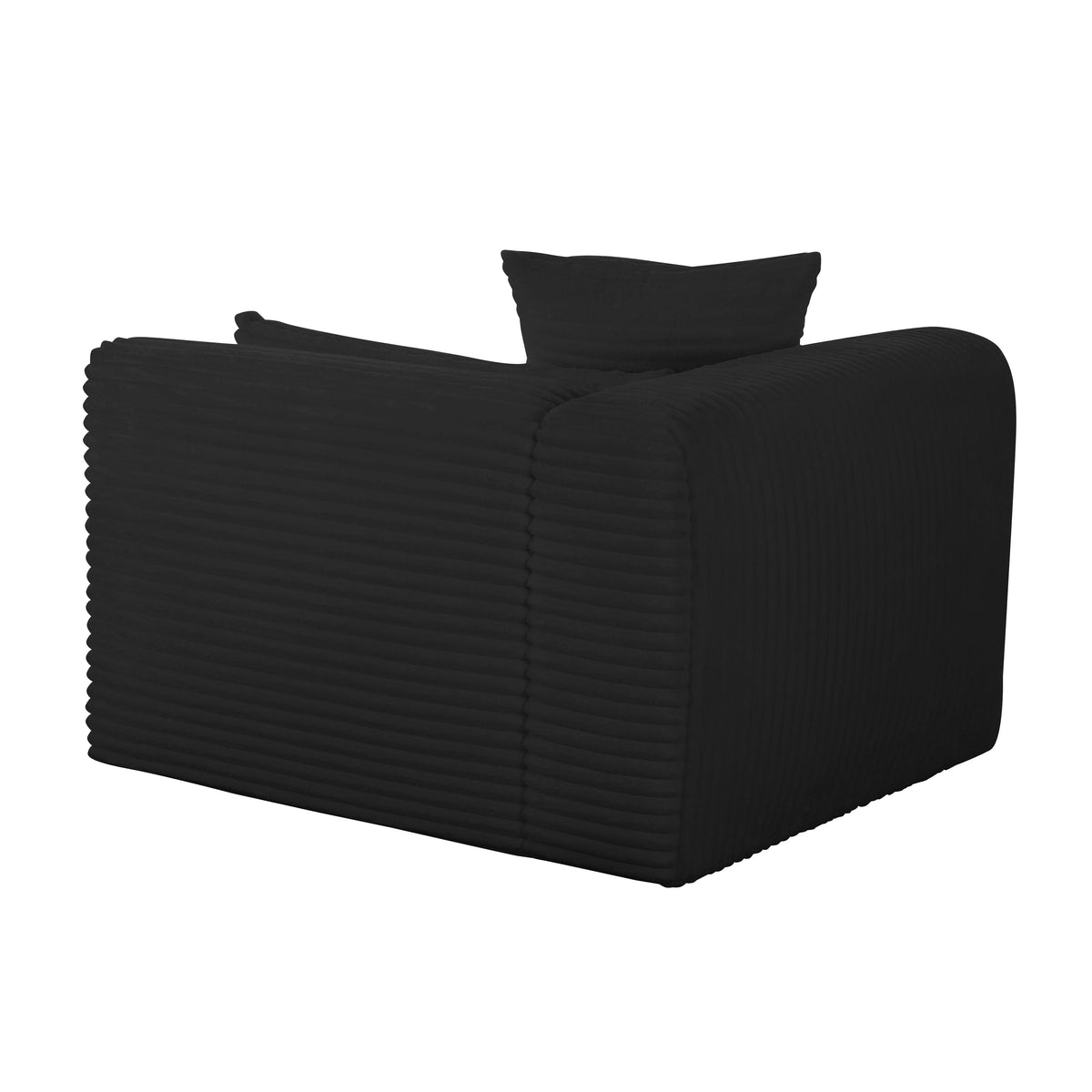 Tarra Fluffy Oversized Performance Corduroy Modular Corner Chair