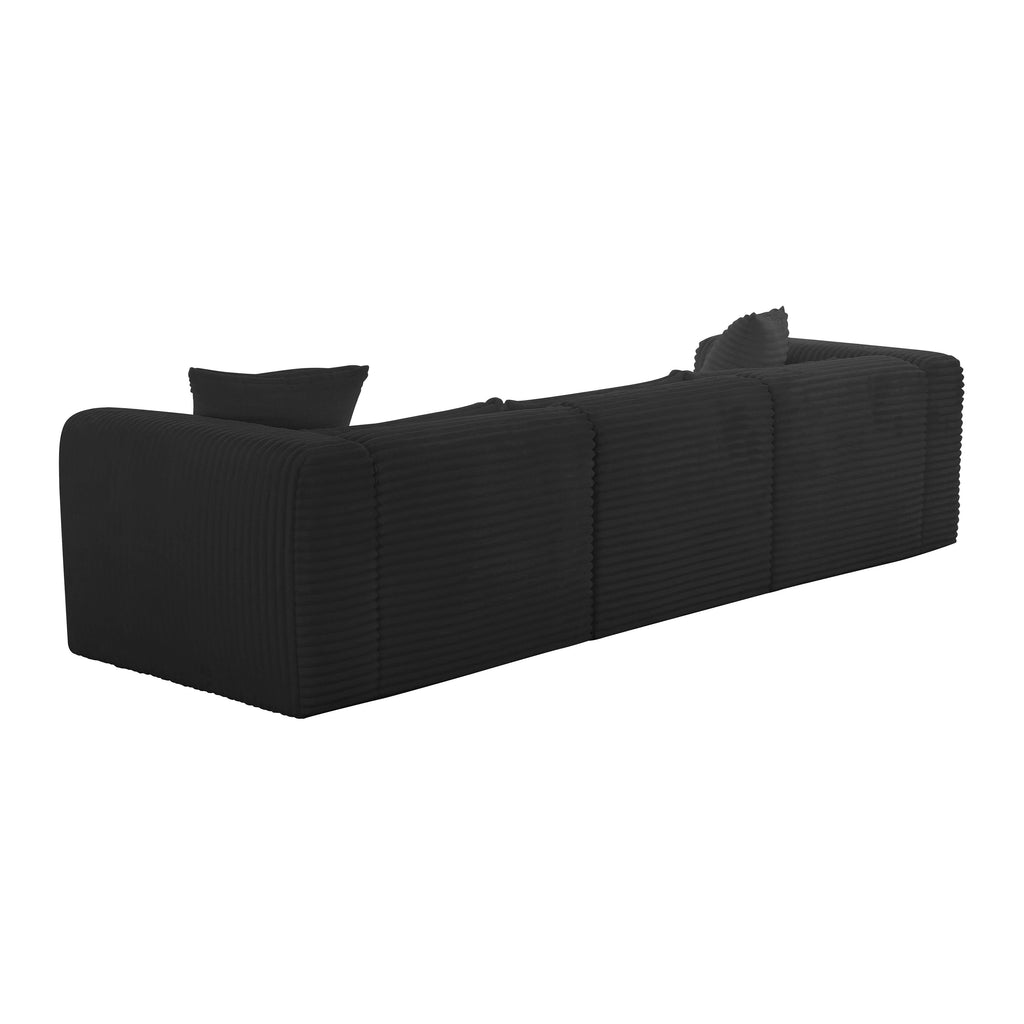 Tarra 118" Fluffy Oversized Performance Corduroy Modular Sofa