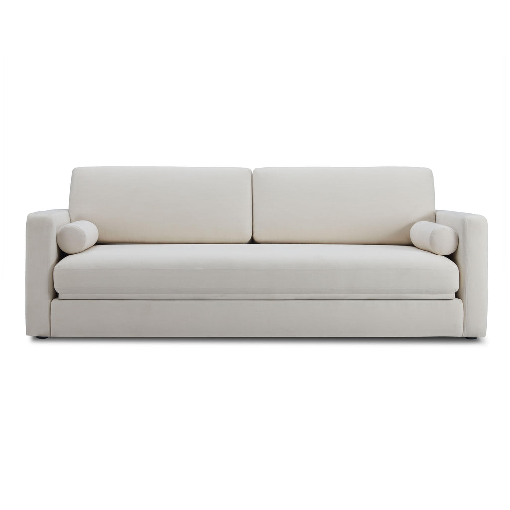 Ryan 91" Cream Upcycled Performance Linen Sleeper Sofa