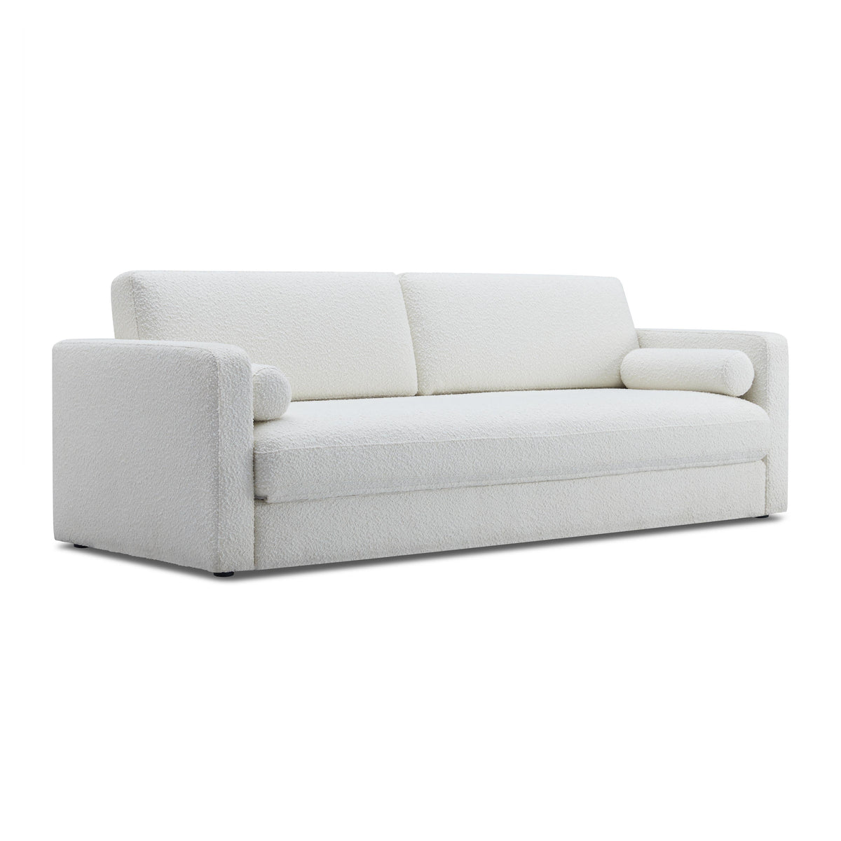 Ryan 91" Performance Boucle Sleeper Sofa — Cream null