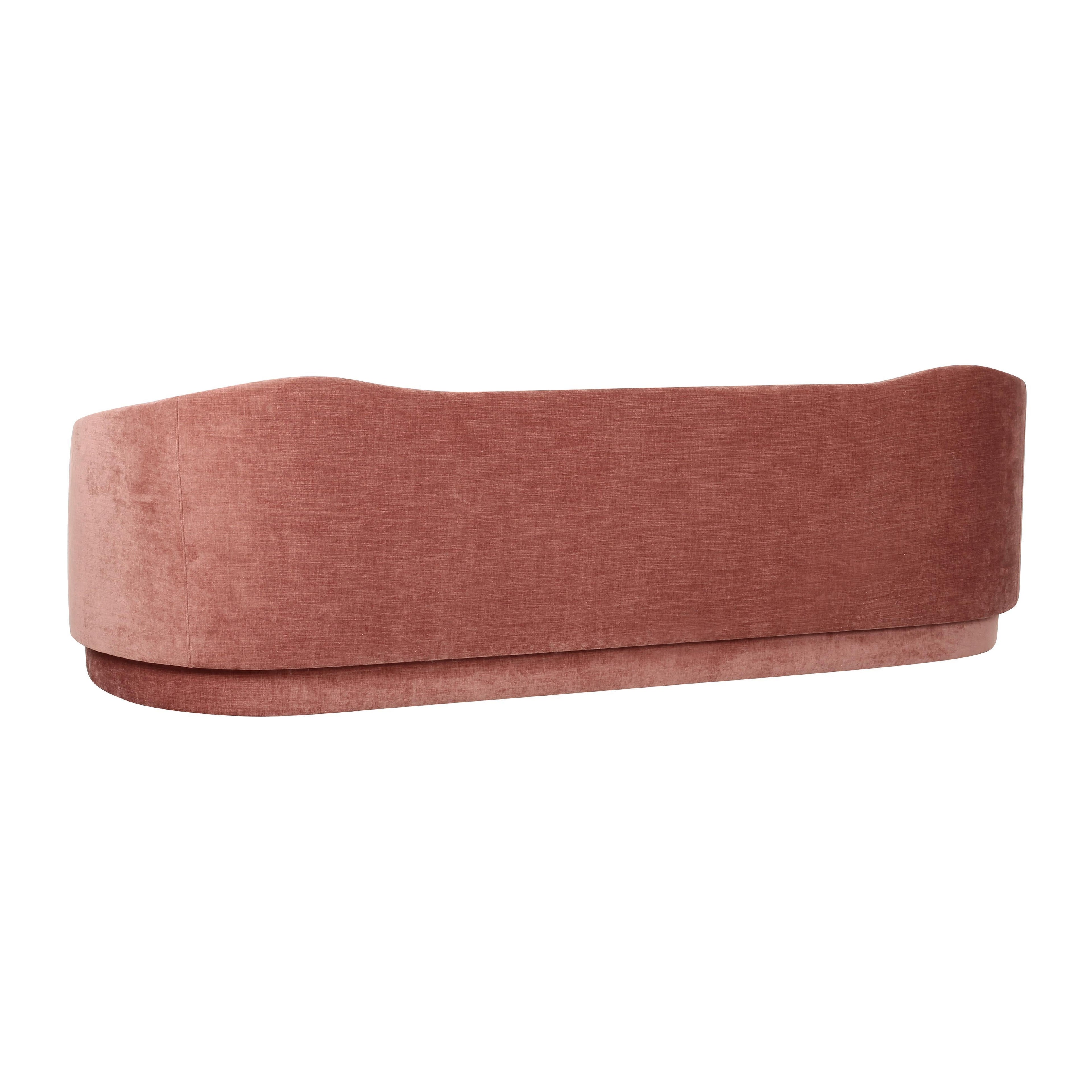 Circe 92.5" Performance Textured Velvet Sofa
