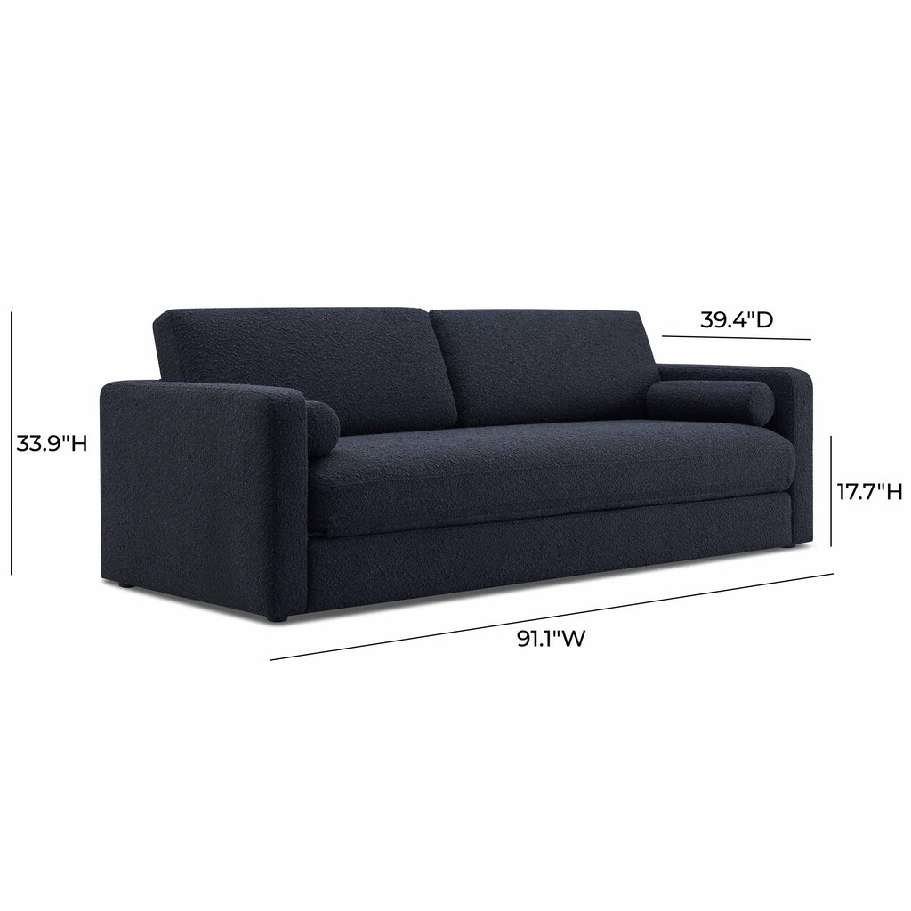 Ryan 91" Performance Boucle Sleeper Sofa