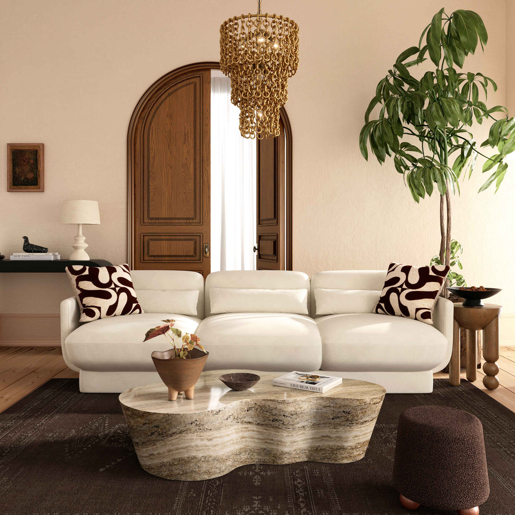 Azalea 90.5" Performance Velvet Sofa