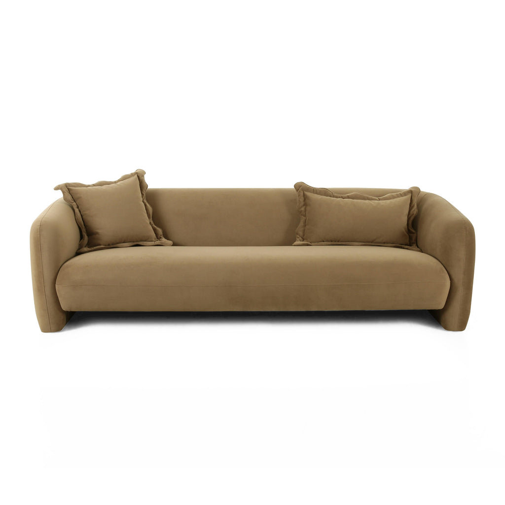 Lou 91" Performance Velvet Sofa