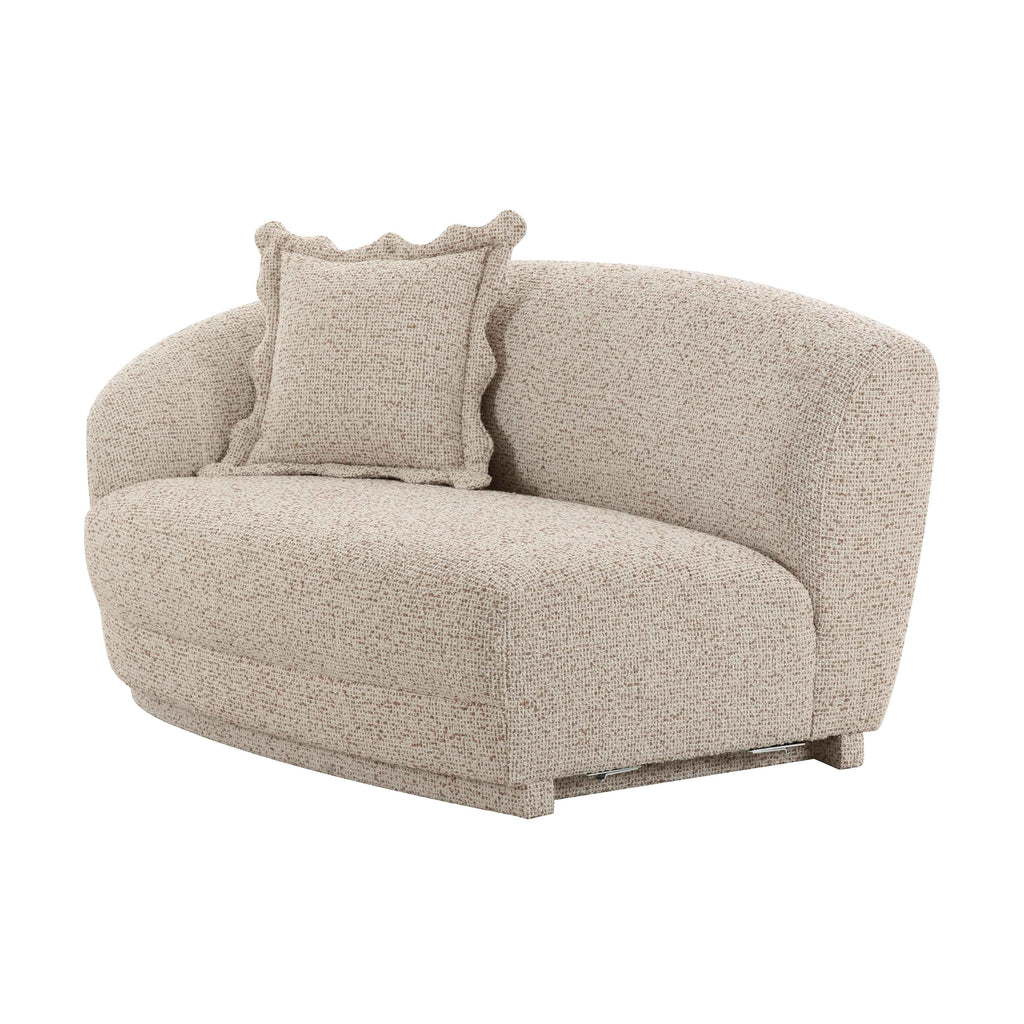Marion 60" Two-Tone Textured Performance Boucle Loveseat