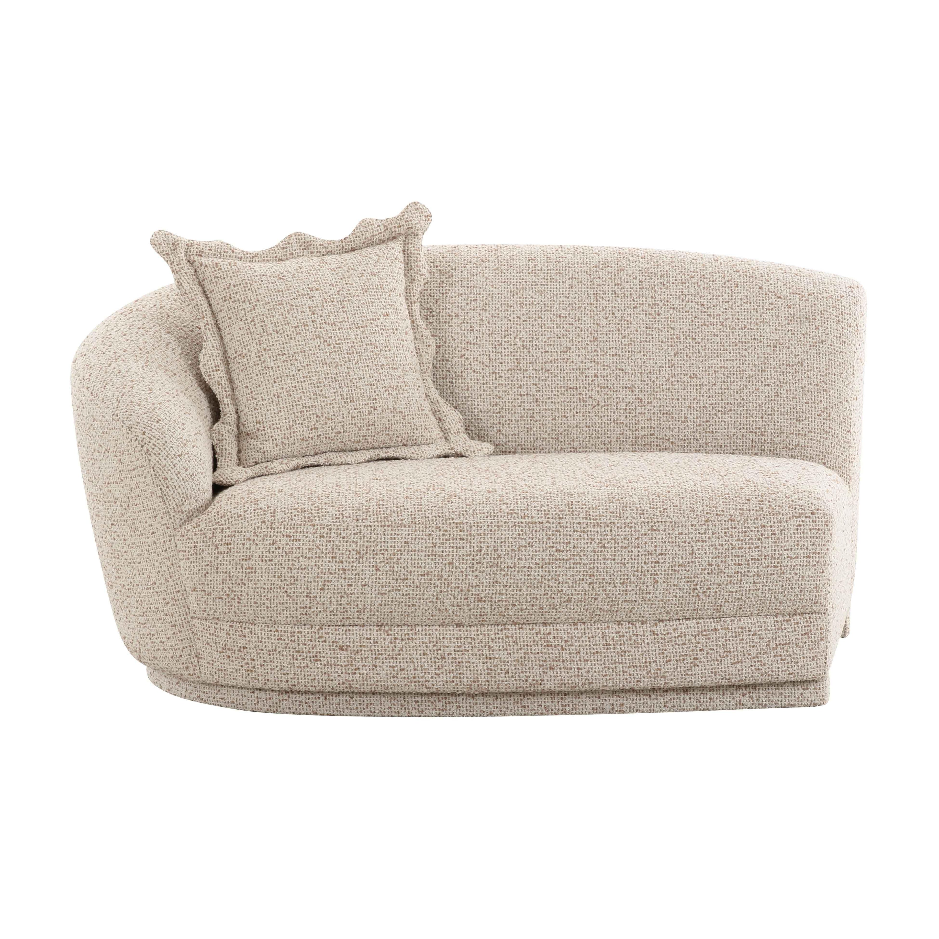 Marion 60" Two-Tone Textured Performance Boucle Loveseat