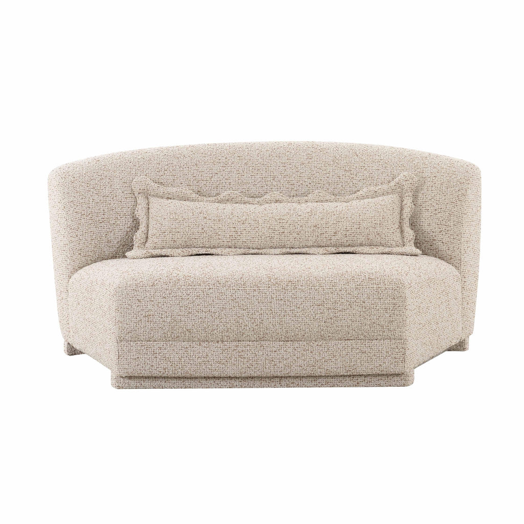 Marion 63" Two-Tone Textured Performance Boucle Armless Loveseat